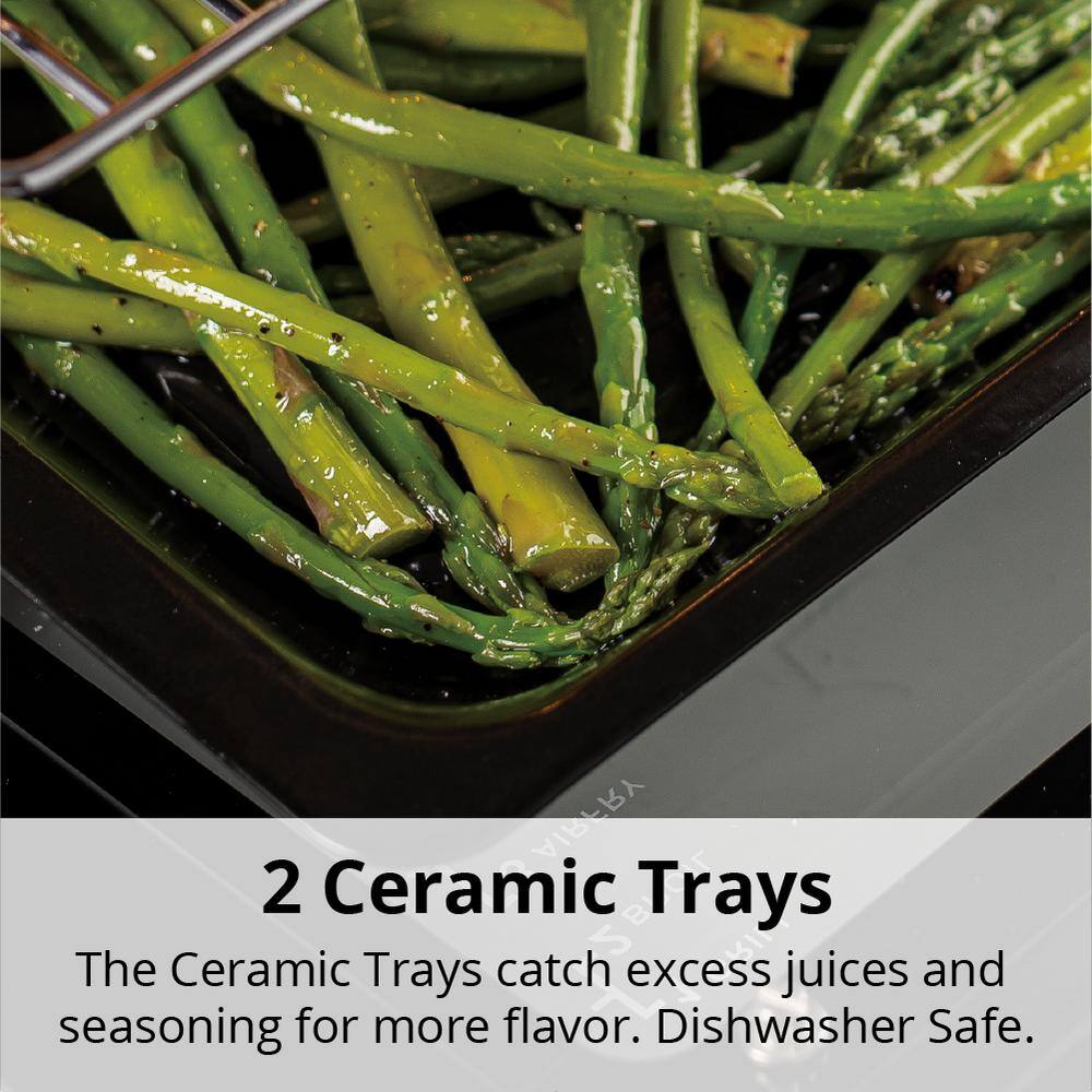 ARIA  Ariawave 36 Qt Black Air Fryer Oven - 3