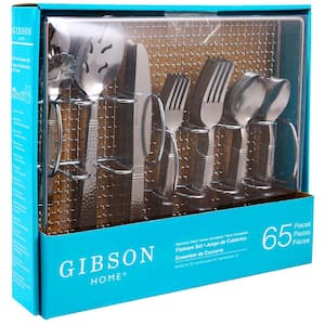 Prato 65-Piece Flatware Set with Wire Caddy (Service for 4)