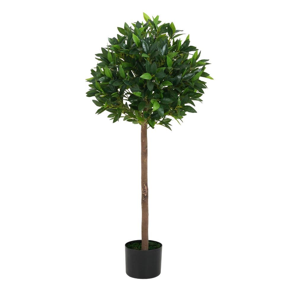 4 ft. Artificial Topiary Bay Tree Ball With Pot, Set of 2 price history on PriceWatchPro