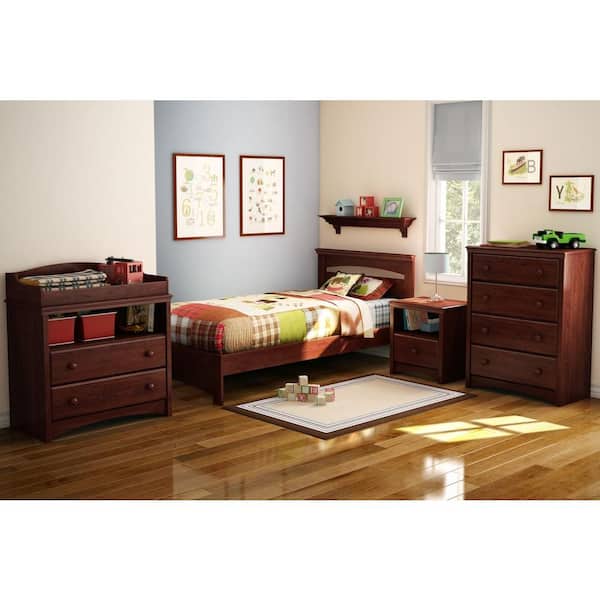 South Shore Sweet Morning 4-Drawer Royal Cherry Chest