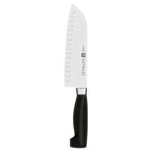 Numhew 7 in. Stainless Steel Full Tang Santoku Knife with