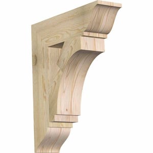 6 in. x 28 in. x 24 in. Douglas Fir Imperial Traditional Rough Sawn Bracket