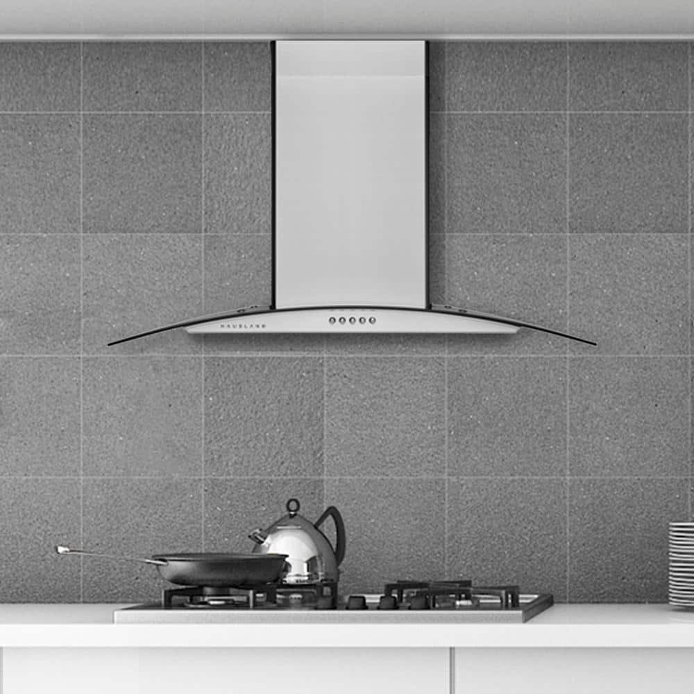 30" Stainless Steel Convertible Wall Mount Range Hood with Charcoal Filter