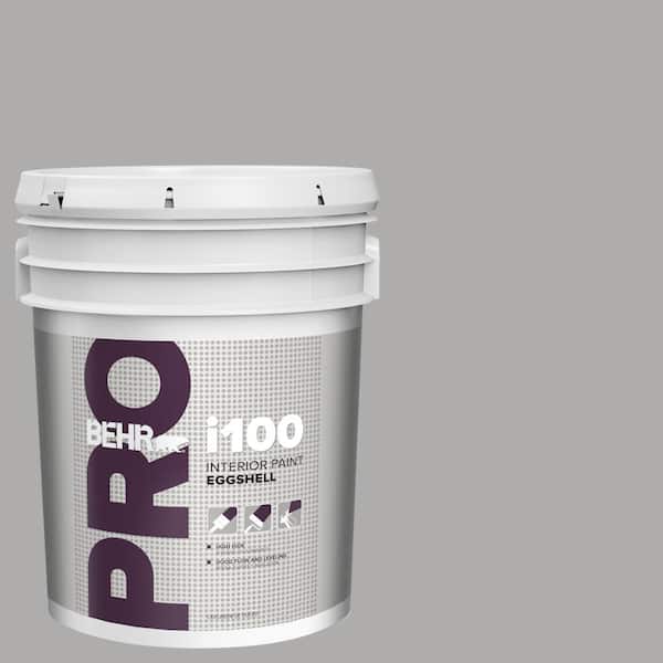 5 gal. #N520-3 Flannel Gray Eggshell Interior Paint