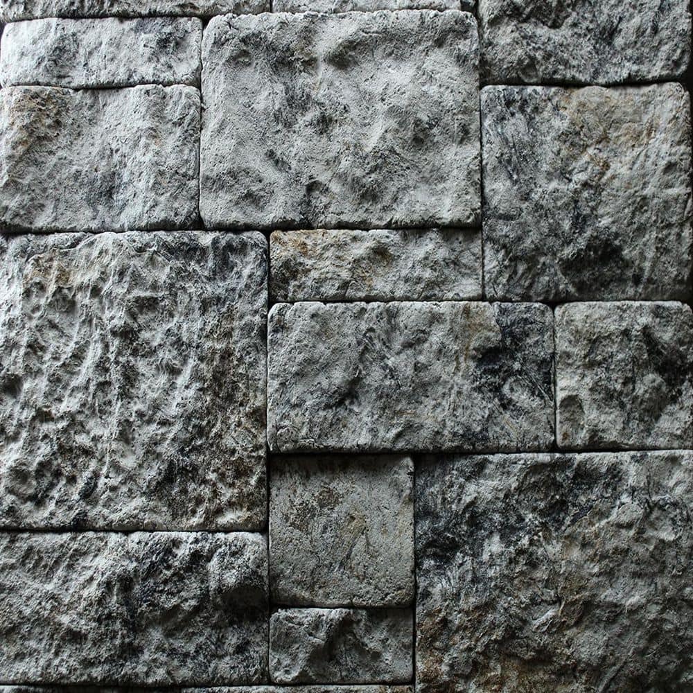 STONE クルーネック Stone Veneer Panels- Ready Stacked Stone Smoke - Mountain View Stone