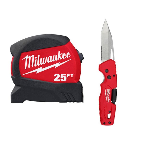 Milwaukee 3 inch Folding Knife - Red (48-22-1540) for sale online