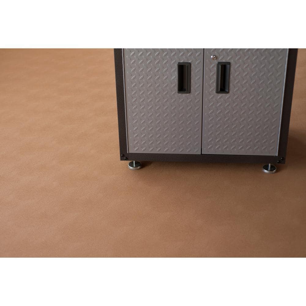 Sandstone Vinyl Garage Floor Roll with Levant Texture