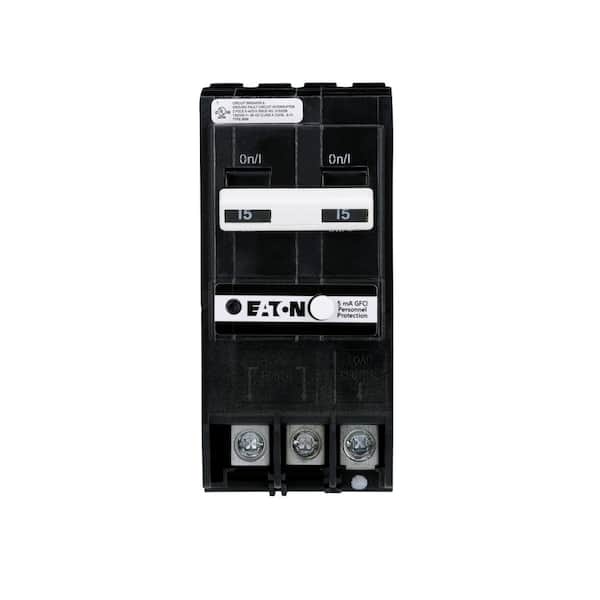 BR 15-Amp 120/240-Volt 2-Pole GFCI Circuit Breaker (BRN215GF)