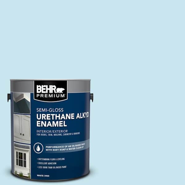 1 gal. #550C-2 Sapphireberry Urethane Alkyd Semi-Gloss Enamel Interior/Exterior Paint