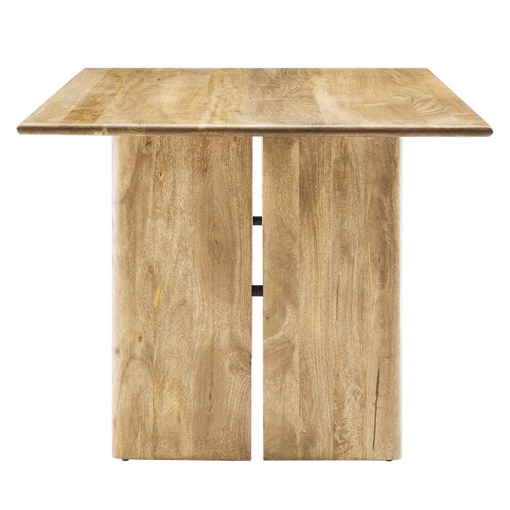 Amistad 72" Oak Solid Wood Modern Farmhouse Dining Table