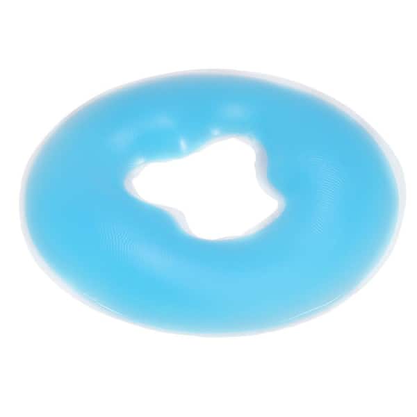 Silicone Pillow Soft Massage Face Relax Pillow Headrest 10.7 x 0.7 in Sky Blue for Spa and Skin Care