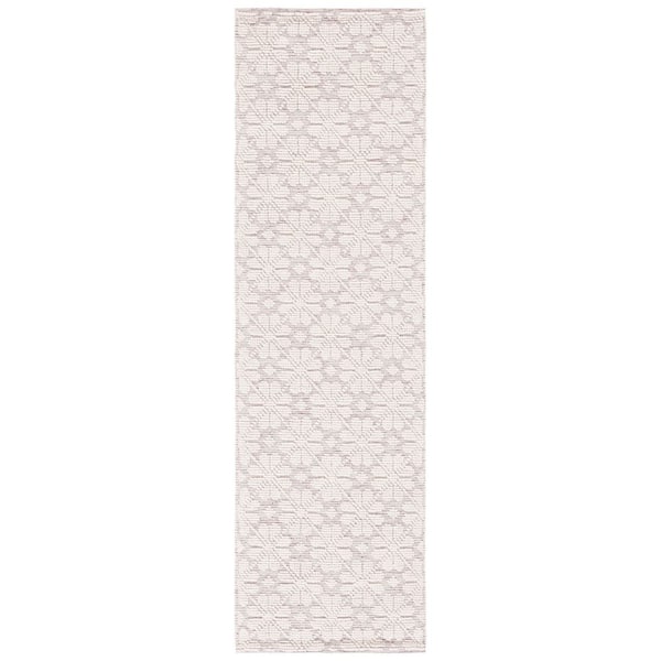 Vermont 2 ft. x 8 ft. Ivory/Red Floral Runner Rug