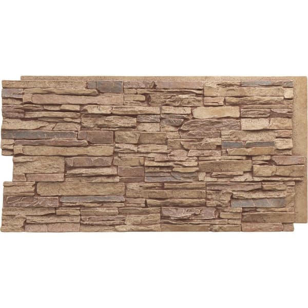 Ekena Millwork Canyon Ridge 45 3/4 in. x 1 1/4 in. Fall Bank Stacked ...