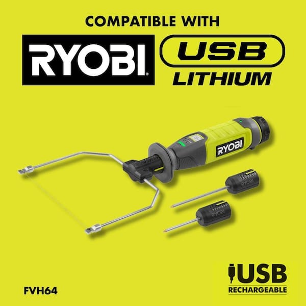 NEW Ryobi Hot Wire Foam Cutter Kit Rapid Heat USB Lithium Rechargeable  Battery