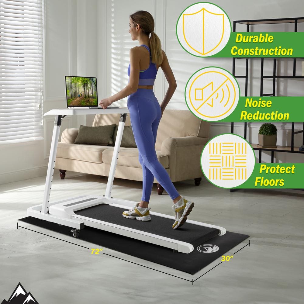 Wakeman Black 30" x 72" Non-Slip Exercise Mat