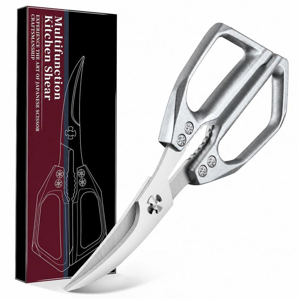 Stainless Steel Kitchen Shears Piece Kitchen Scissors Sharp Japanese-Style Seafood Shell Cutting Dishwasher Safe price history on PriceWatchPro