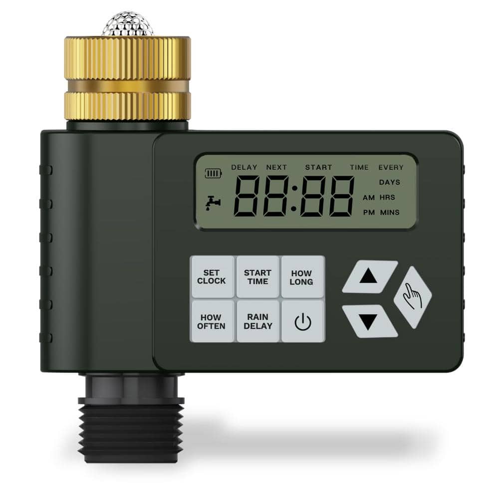 Programmable Faucet Hose Timer with Brass Inlet Rain Delay and IP67 Protection for Outdoor Lawn and Garden price history on PriceWatchPro