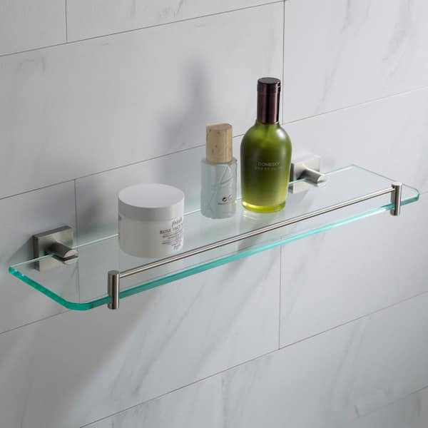 Acrylic Shelves Bathroom 1Pack Clear Shower Floating Shelf with