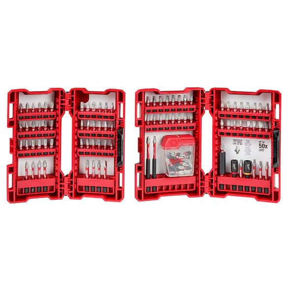 Milwaukee SHOCKWAVE Impact-Duty Steel Driver Bit Set (105-Piece)