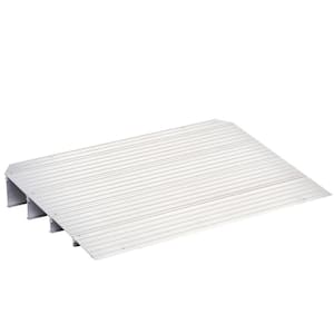 4.25 in. H x 34 in. W x 22.25 in. L Aluminum Threshold Ramp 800 lbs. Load Capacity