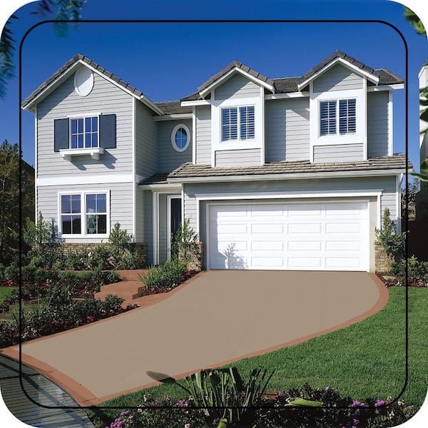 BEHR PREMIUM - 5 gal. #PFC-33 Washed Khaki Self-Priming 1-Part Epoxy Satin Interior/Exterior Concrete and Garage Floor Paint