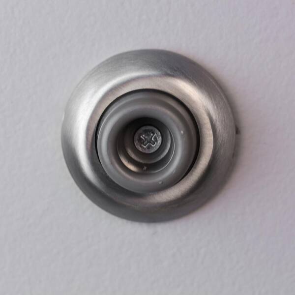 Everbilt Satin Chrome Wall Door Stop 15055 The Home Depot - Wall Mounted Door Stop Home Depot Everbilt Satin Chrome Wall Door Stop 15055 The Home Depot - Wall Mounted Door Stop Home Depot