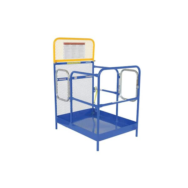 Vestil 36 in. x 48 in. Steel Work Platform with Dual Entrance WP-3648 ...