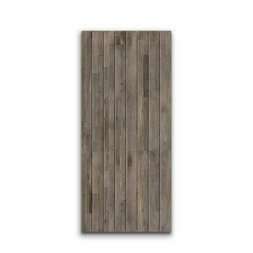 30 in. x 84 in. Hollow Core Weather Gray-Stained Pine Wood Interior Door Slab price history on PriceWatchPro