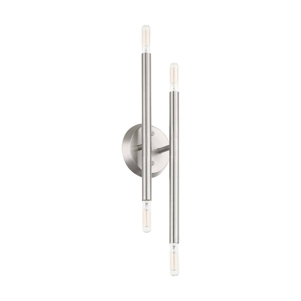 Soho Brushed Nickel 4-Light ADA Compliant Wall Sconce