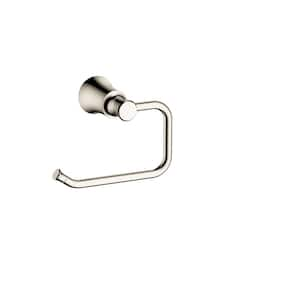 Joleena Wall Mount Toilet Paper Holder in Polished Nickel