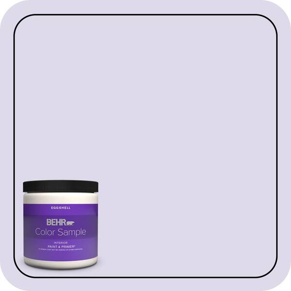BEHR PREMIUM PLUS 8 oz. #640A-2 Misty Violet Eggshell Enamel Interior Paint & Primer Color Sample