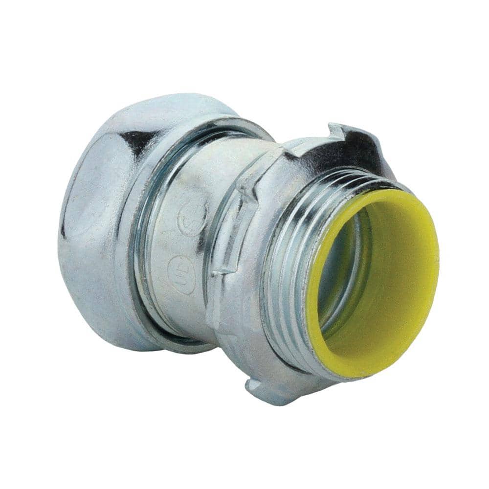 1 in. Electrical Metallic Tubing (EMT) Compression Connector with Insulated