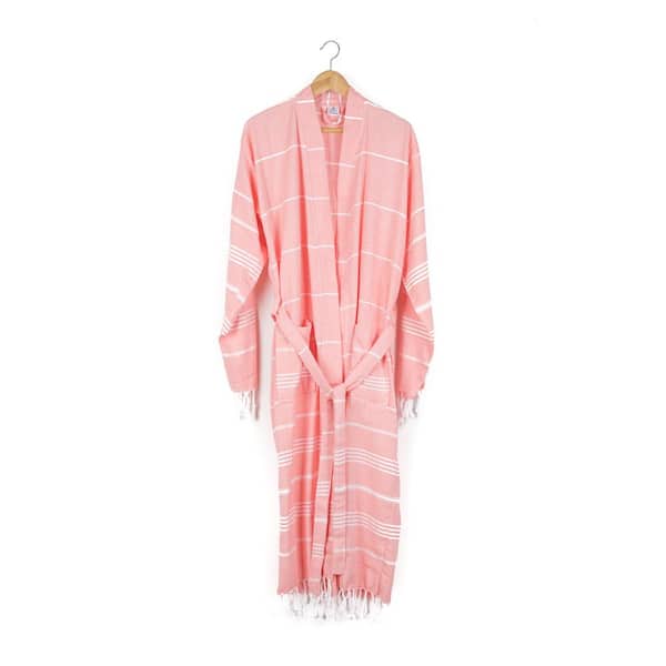 CONTEXT Peshtemal Orange Large 100% Organic Turkish Cotton Bath Robes
