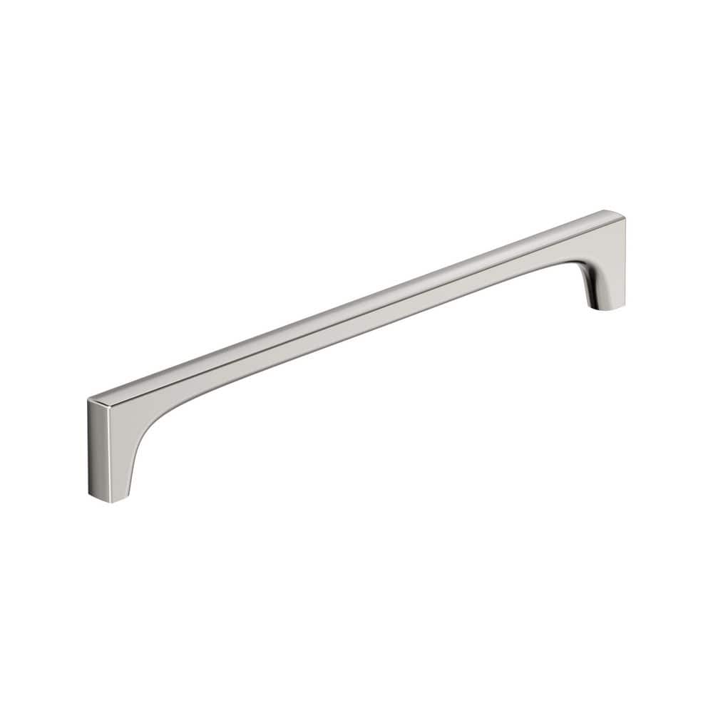 Merced 10-1/16 in. (256mm) Center-to-Center Polished Nickel Bar Cabinet Pull price history on PriceWatchPro