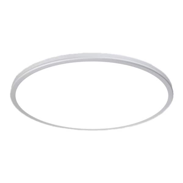 WAC Lighting Geos 22 in. 1-Light 3000K Titanium LED Flush Mount
