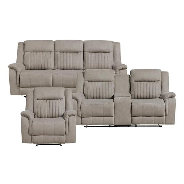 Lazzara Milington 87 in. W Pillow Top Arm Microfiber Upholstery