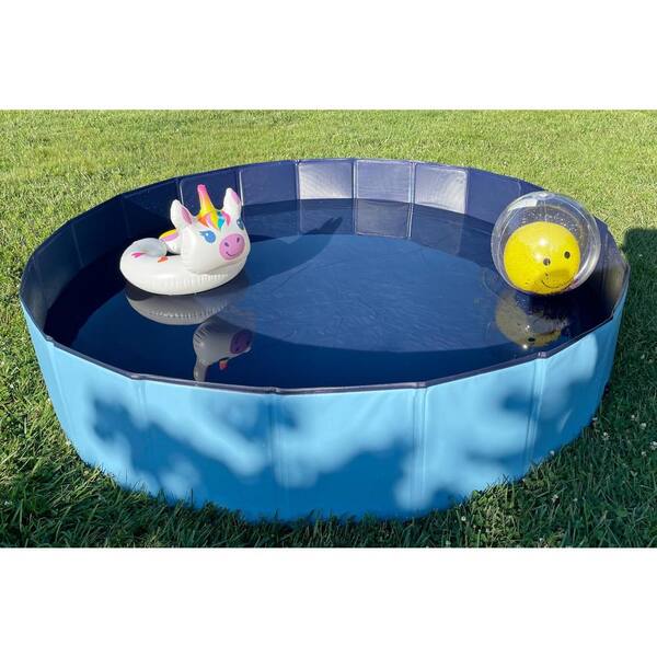 S For Large Dogs Frontpet XL Foldable - 60" Hard Plastic Splash Pool For Large Dogs Dog Pool