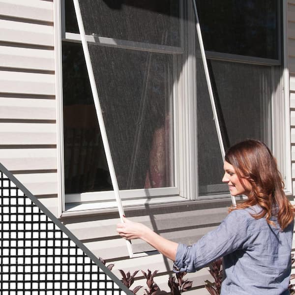 36 in. x 84 in. Charcoal Fiberglass Screen Roll for Windows and Door