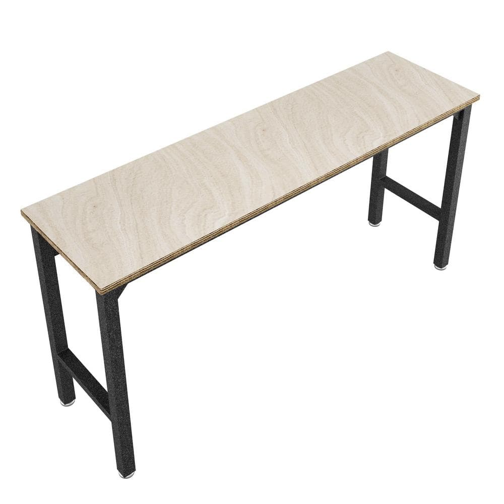 Fortress 72'' Stainless Steel and MDP Workbench for Garage