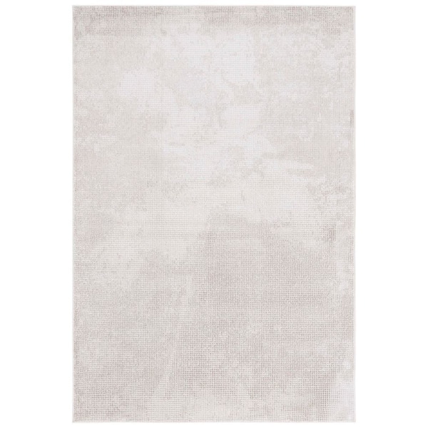 Hanna 8 ft. x 10 ft. Taupe/Gray Distressed Abstract Solid Area Rug