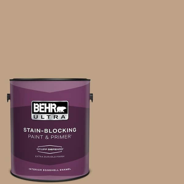 BEHR ULTRA 1 gal. #PPU4-05 Basketry Extra Durable Eggshell Enamel Interior Paint & Primer