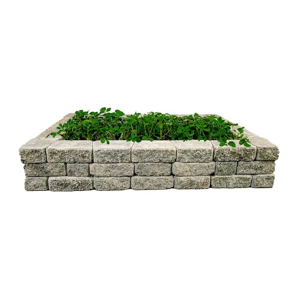 StackStone 69 in. x 52 in. x 12 in. Cascade Blend Concrete Raised Garden Bed