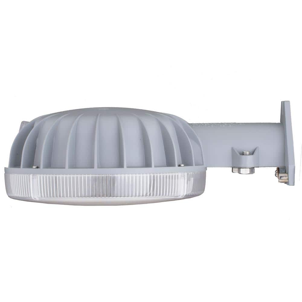 9.75-Inch Gray Aluminum LED Outdoor Security Flood Light