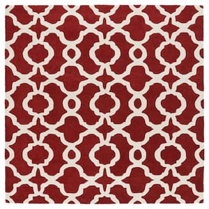 Revolution Red 12 ft. x 12 ft. Square Area Rug