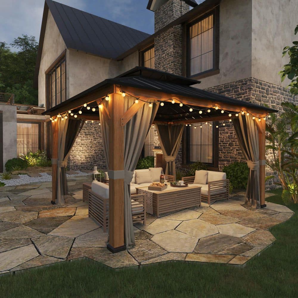 Have a question about EAGLE PEAK 13 ft. W x 11 ft. D Outdoor