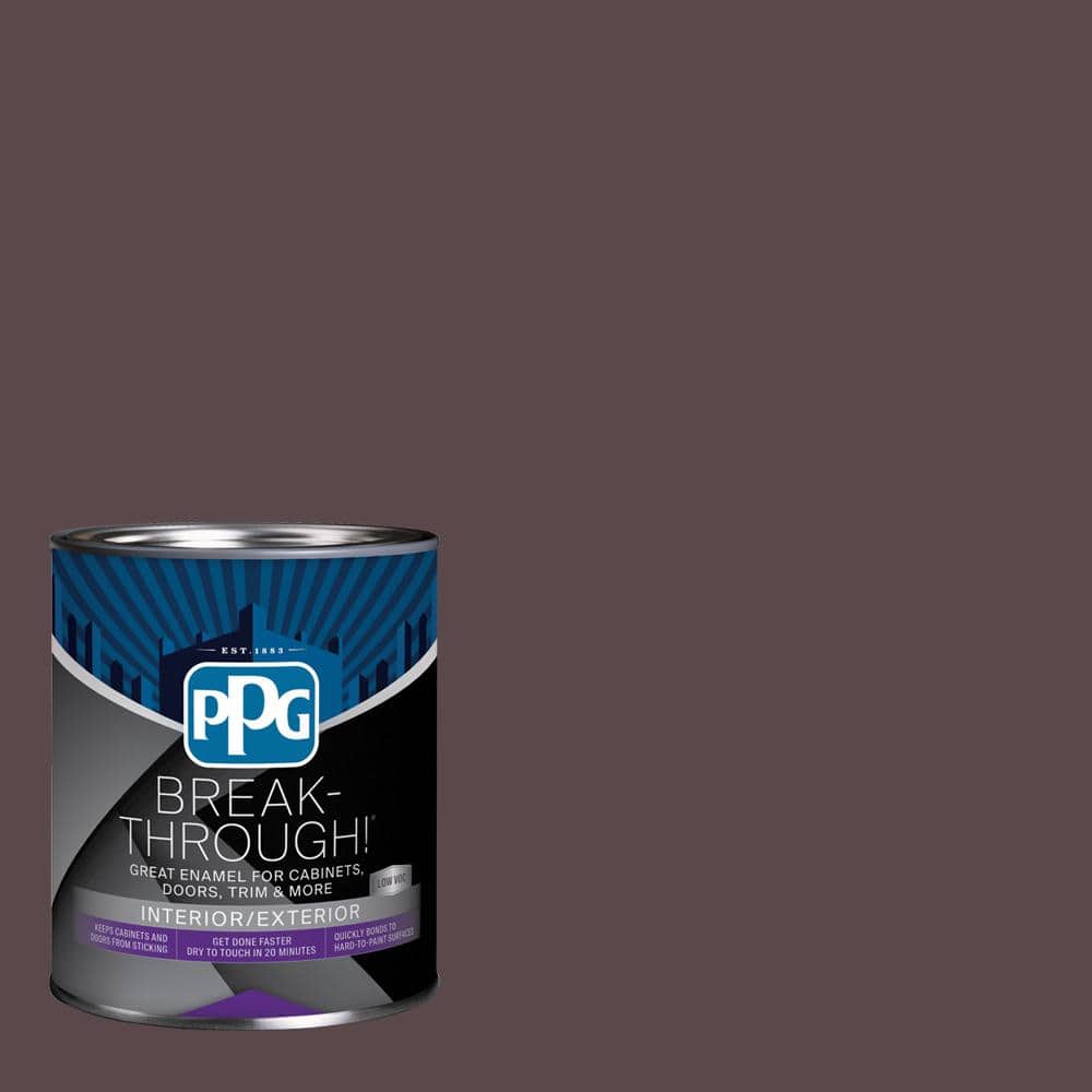 BreakThrough! 1 qt. PPG10477 Carob Chip SemiGloss Door, Trim