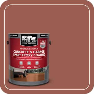 1 gal. #S160-6 Red Potato Self-Priming 1-Part Epoxy Satin Interior/Exterior Concrete and Garage Floor Paint