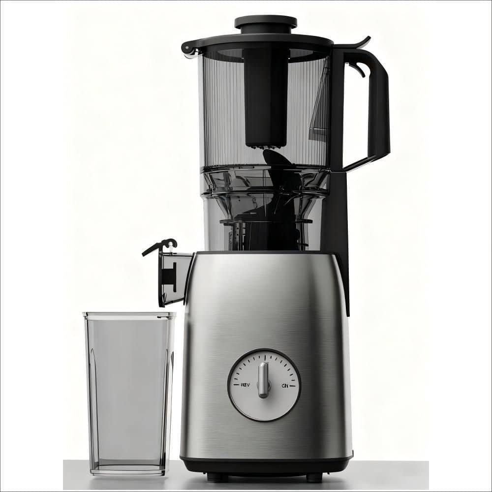 Cold Press Juicer, 5.4 in. Extra Wide Feed Chute Juice Machine w/300W, for Whole Fruits in Stainless Steel Silver price history on PriceWatchPro