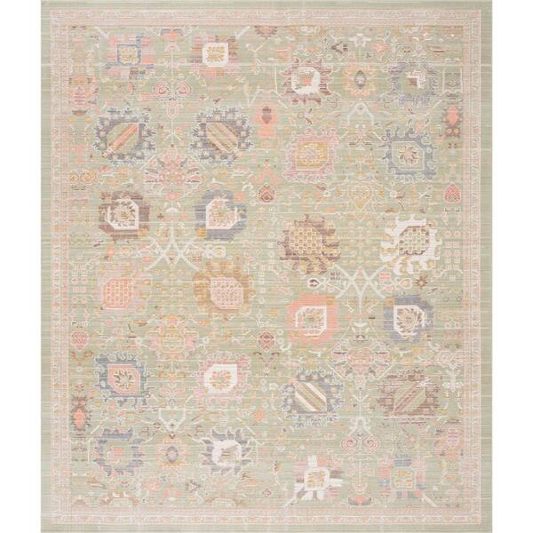 Crestwood Sage 8 ft. x 10 ft. Oriental Indoor Area Rug