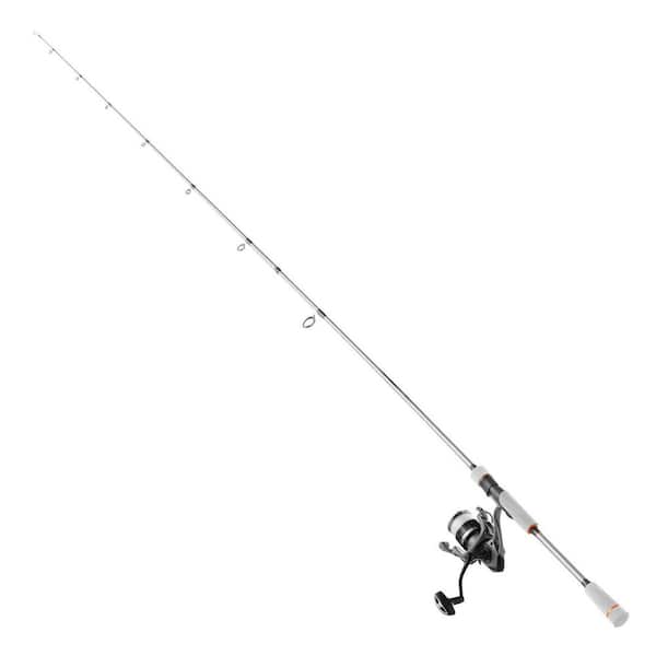 Rod and Fishing Reel Combo, IM6 Carbon Fiber Spinning Rod and Reel Combo, Bass Fishing Pole with 6.5 ft. 2-Piece Rods